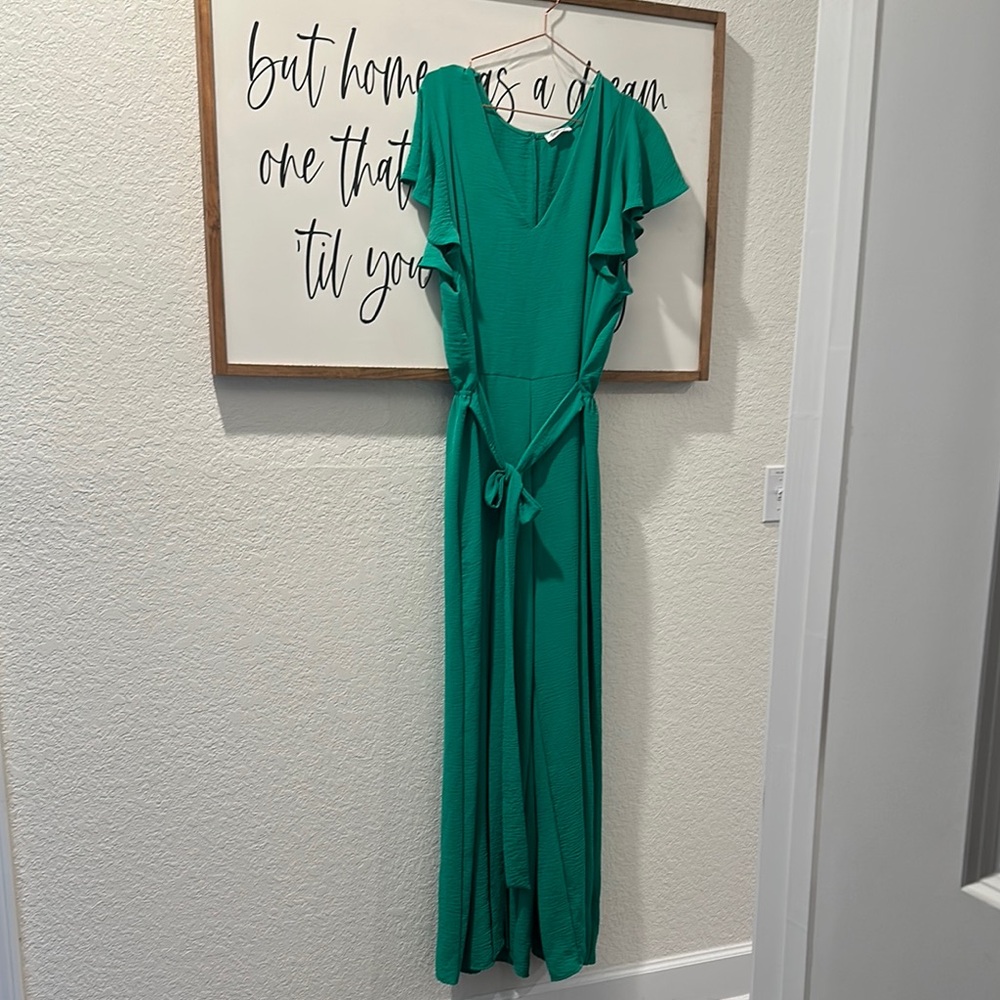 Elegant Green  Romper. Brand New ,Never worn.